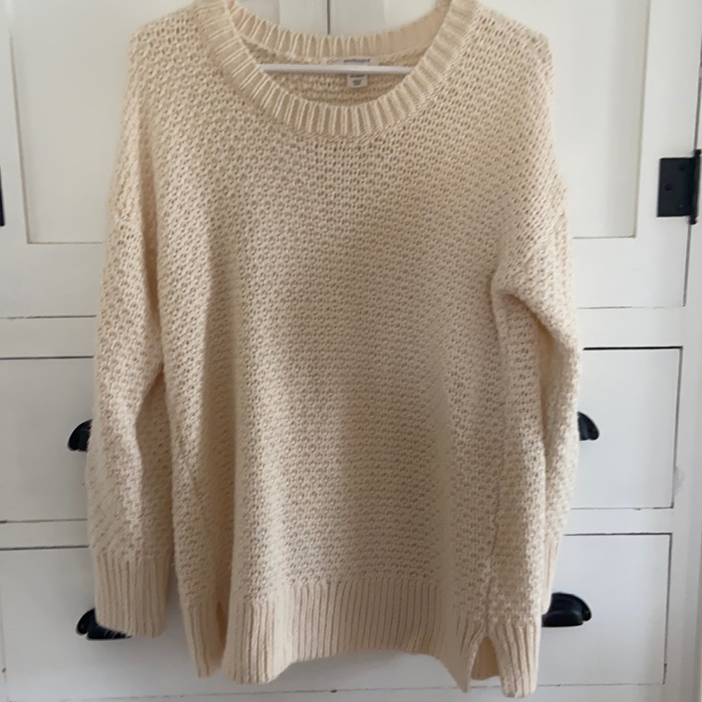 Cream sweater